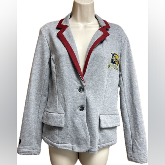 New Beetlejuice Medium Beetlejuice Astrid Lightweight Graphic Blazer Womens - Picture 2 of 6